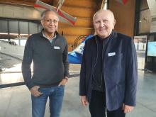 Joop Sint Jago met Mark Petru